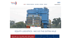 Desktop Screenshot of equitylogistic.com