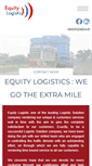 Mobile Screenshot of equitylogistic.com